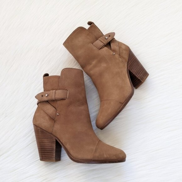 rag & bone Shoes - Rag & Bone Kinsey Light Brown Suede Ankle Boots Size EU 36 | US 6